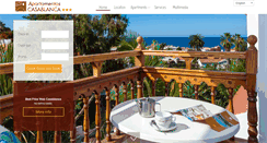 Desktop Screenshot of apartamentosclubcasablanca.com